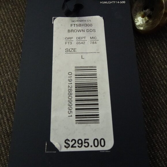 Hart Schaffner Marx Sport Jacket Men's 44R Size L Brown Executive Academia Prof - Picture 11 of 14